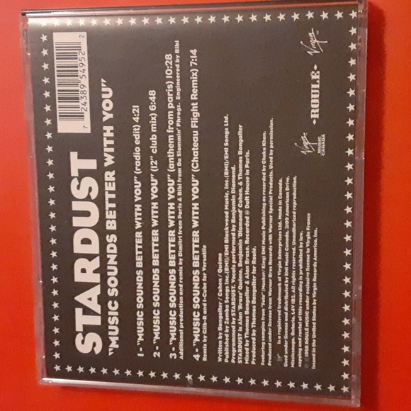Stardust "Music Sounds Better With You" CD - Picture 2 of 4